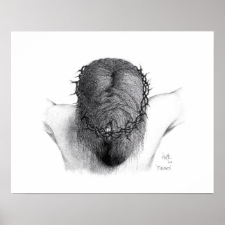 "Fertig" - Pointillismus Poster