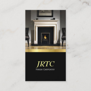 Fertigarbeiten des Carpentry, Millwork, Baugewerbe Visitenkarte