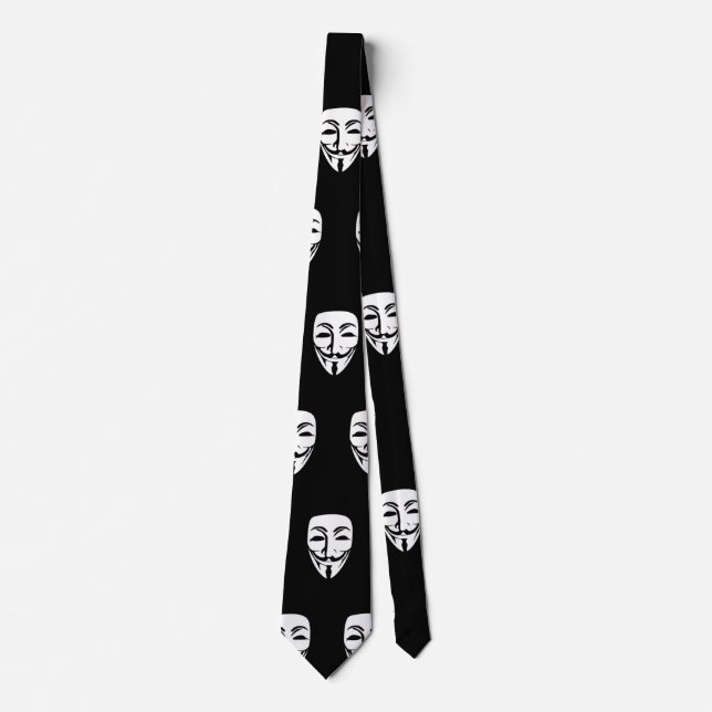 Fertigen Sie anonymes Gesichts-Party besonders an Krawatte (Vorderseite)