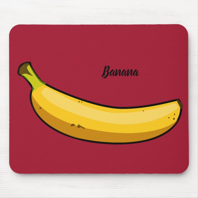 Fertigen Sie Banane besonders an Mousepad (Vorne)