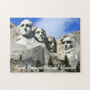 Fertigen Sie der Mount Rushmore nationales Puzzle