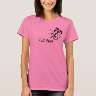Fertigen Sie der Schinken-Radio-Rolle-Shirt der T-Shirt