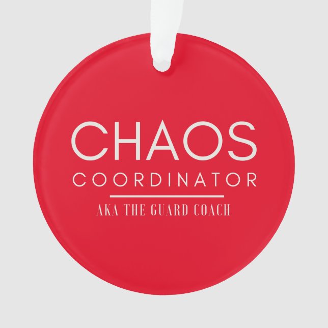 Fertigen Sie diesen Farbschutz-Trainer besonders Ornament (Vorderseite)