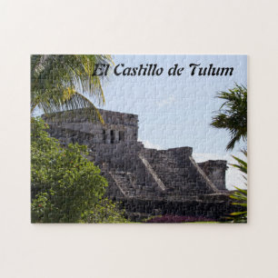 Fertigen Sie El Castillo de Tulum - Mayaruinen Puzzle