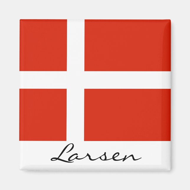 Fertigen Sie Ihr Dannebrog besonders an! Magnet (Vorne)