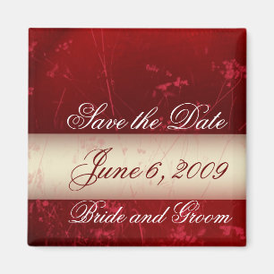 Fertigen Sie Ihr Datum Save the Date besonders an Magnet