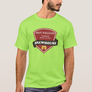 Fertigen Sie Ihr Namensbrauerei-Logo besonders an T-Shirt