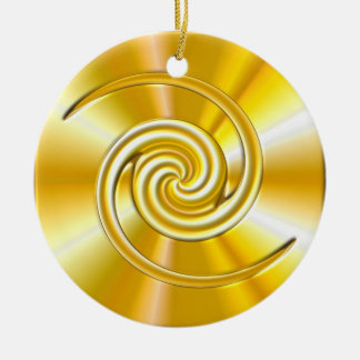 Fertigen Sie Ihre goldene Verzierung besonders an Keramikornament