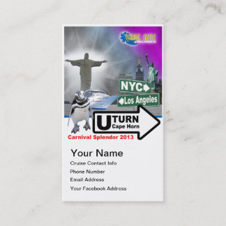 Fertigen Sie Ihren Sally die Pinguin Visitenkarte