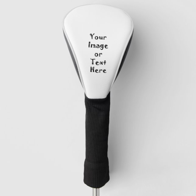 Fertigen Sie mit personalisierten Bildern und Text Golf Headcover (Vorderseite)
