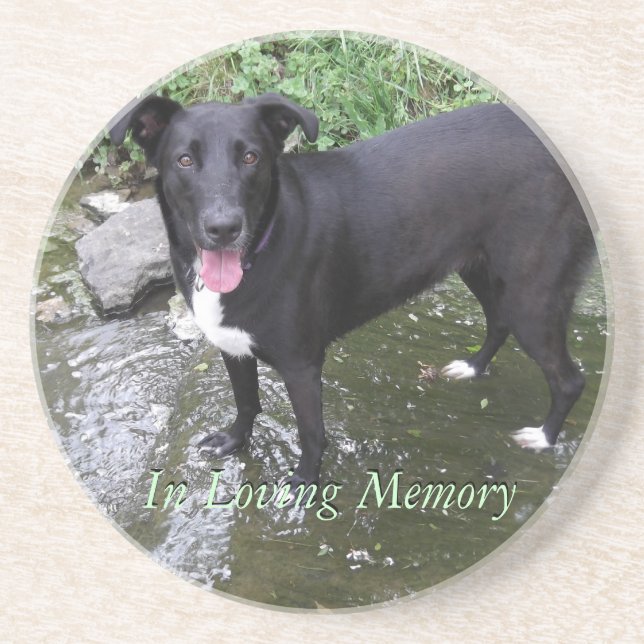 fertigen Sie personalisierten Sandstein Untersetzer (Vorne)