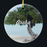 Fertigen Sie Produkt besonders an Keramik Ornament<br><div class="desc">Ikonenhafter divi divi Baum in Aruba.</div>