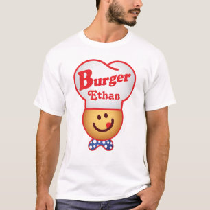Fertigen Sie Retro Burger-Gelenk - den Vintagen T-Shirt