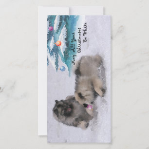 Fertigen Weihnachtskarte 2018 durch Evasuik Feiertagskarte