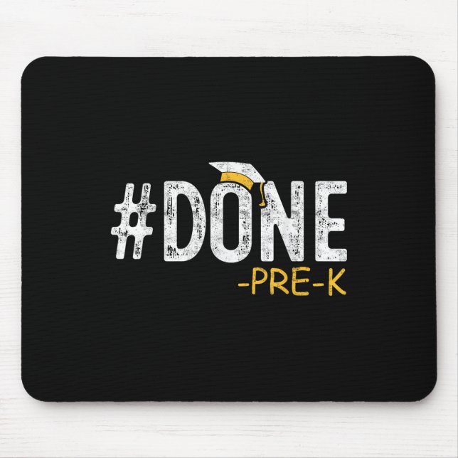Fertiger Pre-k Preschool-Abschluss 2025 Geschenke  Mousepad (Vorne)