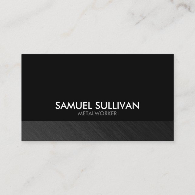 Fertigkeiten des Metallarbeiterhandels Visitenkarte (Vorderseite)
