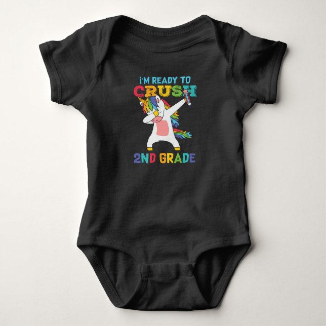 Fertigputz der 2. Klasse Baby Strampler (Vorderseite)
