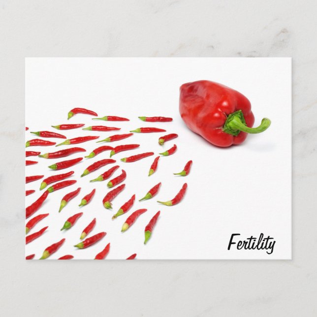 Fertilität Postkarte (Vorderseite)
