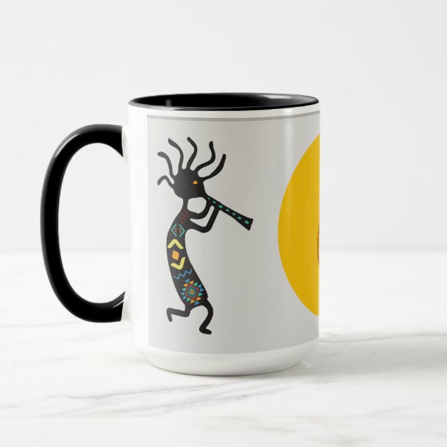Fertilität Springtime Kokopelli Tasse (Links)