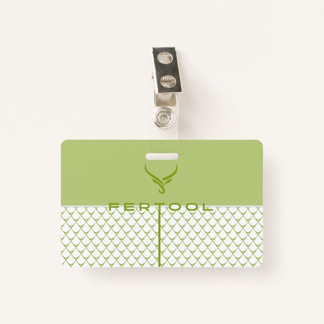 FERTOOL-Visitenkarte Ausweis (Vorderseite mit Klammer)