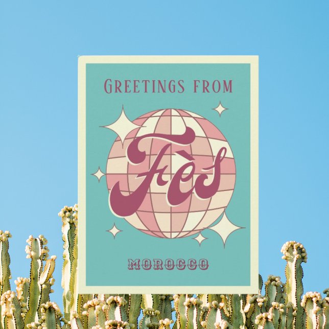 Fès Marokko Ferienunterkunft Postkarte (Von Creator hochgeladen)