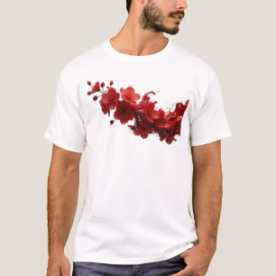 Fesselnde ABSTRACTE BLUMEN Gestaltung T-Shirt