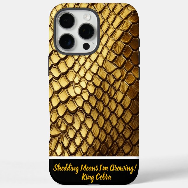 Fesselnde, goldene Schlangenfelle, die in Licht sc Case-Mate iPhone Hülle (Rückseite)