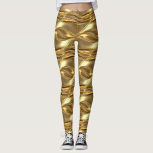Fesselndes Goldmuster Leggings