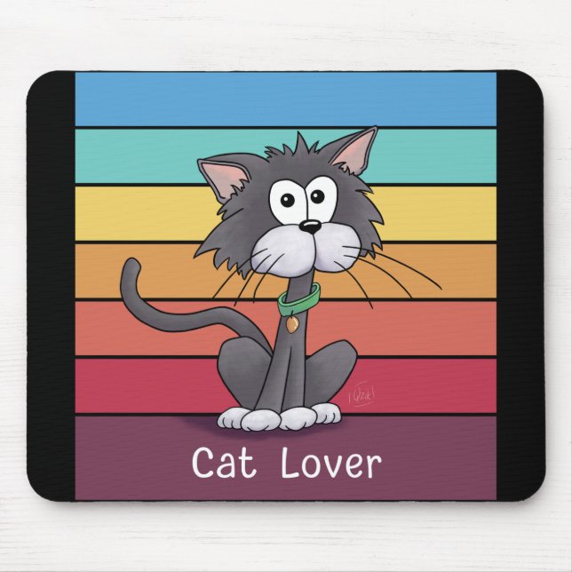 Fest Cat Lover Mouse Pad Mousepad (Vorne)
