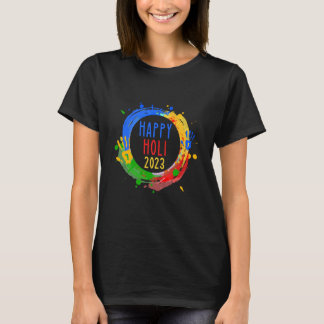 Fest der Farben Happy Holi 2023 für Hindu T-Shirt