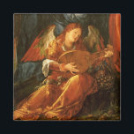 Fest der Rose Garlands Engel von Albrecht Durer Magnet<br><div class="desc">Fest der Rose Garlands (Engeldetails) (1506) von Albrecht Dürer (1471-1528). Eine Vintage Renaissance-Ära mit einem religiösen Porträtmalerei,  in dem ein musikalischer Engel auf einem Musikinstrument,  der Laute,  Musik spielt.</div>
