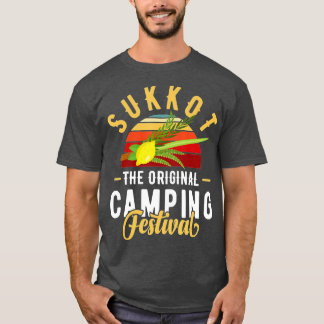 Fest der Tabernacles mit Lulav und Etrog oder Sukk T-Shirt