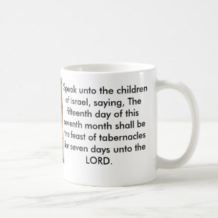 Fest des Tabernacles-Bibel-Verses Kaffeetasse