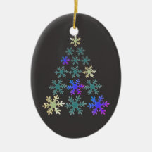 Fest Elegante Schneeflocken