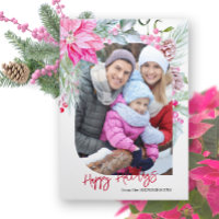 Fest-farbenfrohe Pink Poinsettias Foto