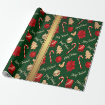 Fest Frohe Weihnachtswrapping Papier