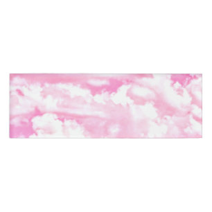 Fest Fuchsia Rosa Wolken Dekoration Namenschild
