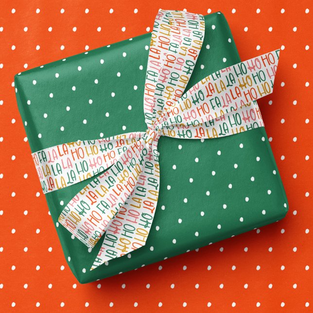 Fest gefeierte Falala hospho Weihnachtsfeiertag Satinband (Von Creator hochgeladen)