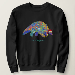 Fest gefeiertes Pangolin - gefährdete Tierrechte - Sweatshirt