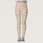 Fest Gingerbrett House Muster Weiße Weihnachten Leggings<br><div class="desc">Fügen Sie Ihrem Outfit einen festlichen Akzent in diese Leggings. Sie verfügen über ein Weihnachtsmuster in Aquarellfarben eines festlichen Lebkuchenhauses,  das mit Bonbons,  Pfefferminzen,  Bonbons und vielem mehr geschmückt ist. Diese Weihnachtsgeschenke werden als Weihnachtsgeschenk perfekt sein. Matching-Elemente sind verfügbar.</div>