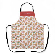 Fest Gingerbrett House Muster Weiße Weihnachten