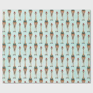 FEST-GIRAFFE-Wrackpapier Geschenkpapier