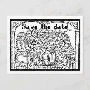 Fest - kundengerechte Save the Date Postkarte