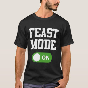 Fest-Modus auf einem großen und einfachen Erntedan T-Shirt