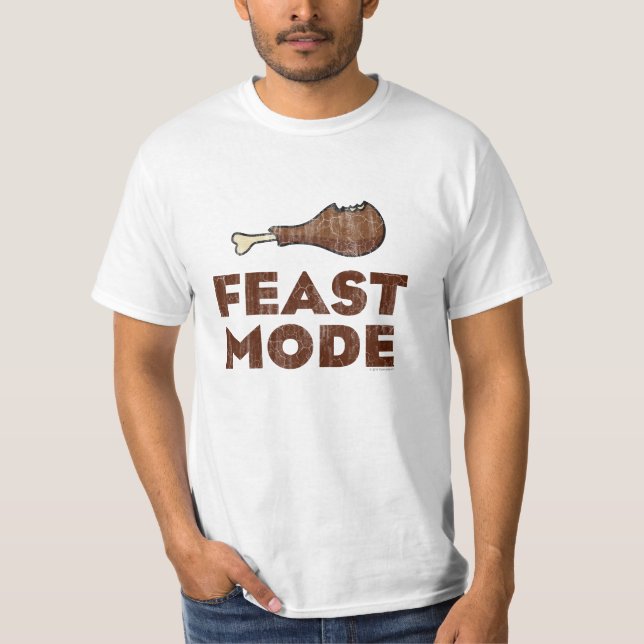 Fest-Modus, lustige Erntedank-Tier-Modus-T - T-Shirt (Vorderseite)