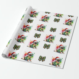 Fest Mops Wrapping Paper - Christmas Dog Delight Geschenkpapier
