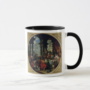 Fest unter einem IonenPortico, c.1720-25 Tasse