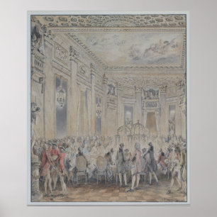 Fest von Madame du Barry für Louis XV Poster