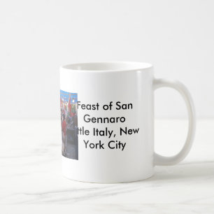 Fest von San Gennaro wenig Italien, New York City Kaffeetasse