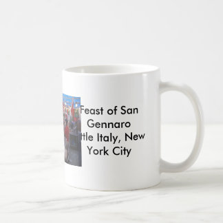 Fest von San Gennaro wenig Italien, New York City Kaffeetasse